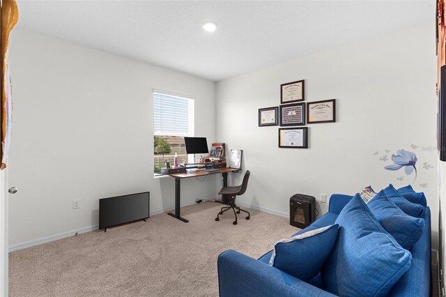 616 Griffon Ave, Lake Alfred, FL 33850 - carpeted office with baseboards