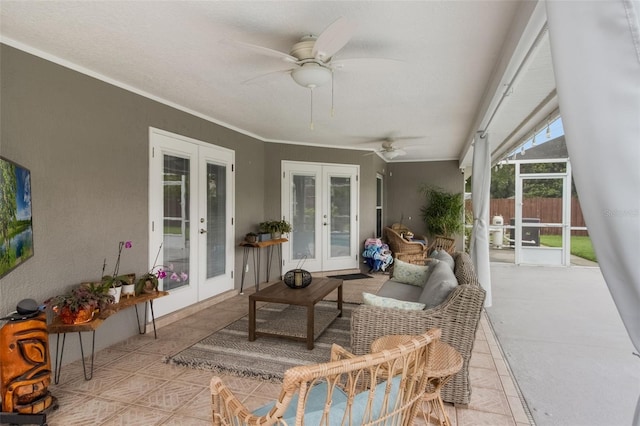 2113 Kirkland Lake Dr, Auburndale, FL 33823 - sunroom with french doors