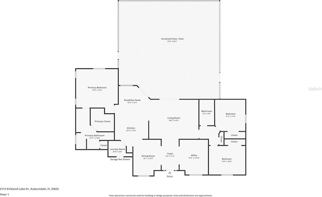 2113 Kirkland Lake Dr, Auburndale, FL 33823 - property floor plan