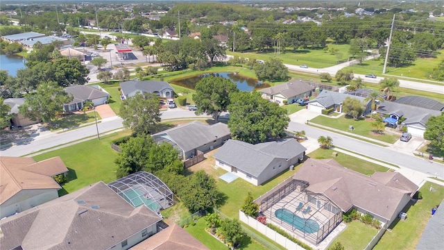 1614 Christa Ct, Saint Cloud, FL 34772 - aerial perspective of suburban area with a large body of water