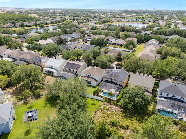 13156 Hatherton Cir, Orlando, FL 32832 - aerial perspective of suburban area with a nearby body of water