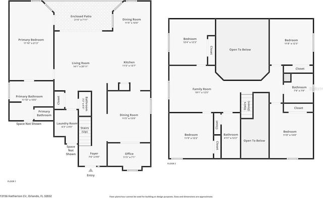 13156 Hatherton Cir, Orlando, FL 32832 - room layout