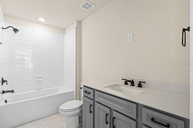 10245 Park Estates Ave, Orlando, FL 32836 - full bathroom featuring toilet, vanity, and tub / shower combination