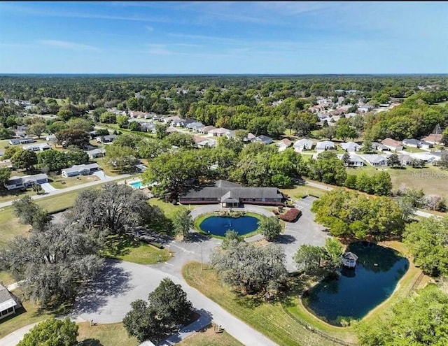 11282 SW 62nd Avenue Rd, Ocala, FL 34476 - aerial view of residential area featuring a large body of water and a pool
