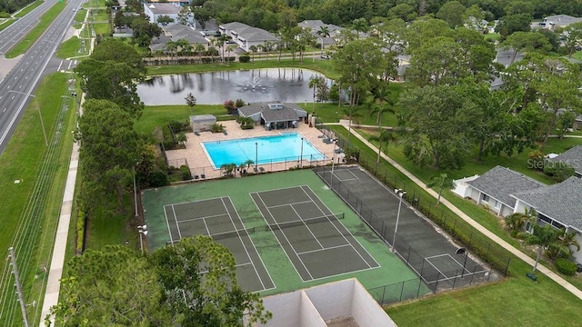 5635 Blue Shadows Ct Unit 3, Orlando, FL 32811 - view of property location with a large body of water and a pool area