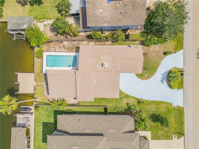 6 Cimmaron Dr, Palm Coast, FL 32137 - view from above of property featuring a pool area
