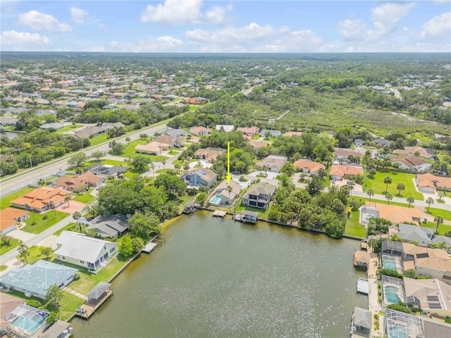 6 Cimmaron Dr, Palm Coast, FL 32137 - aerial view of property and surrounding area featuring nearby suburban area and a nearby body of water