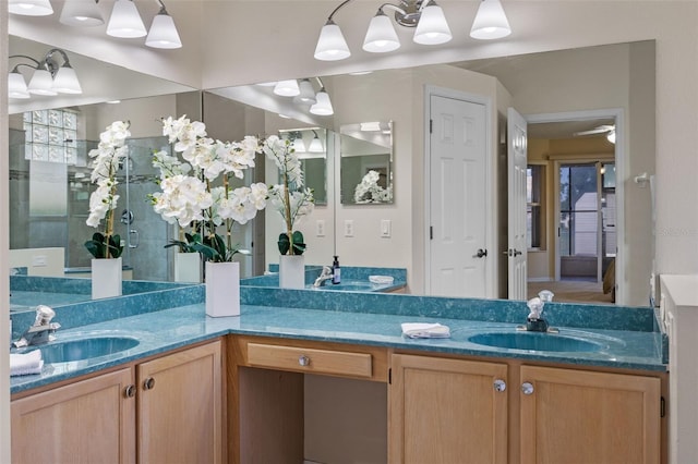 2710 Autumn Ln, Eustis, FL 32726 - bathroom featuring double vanity