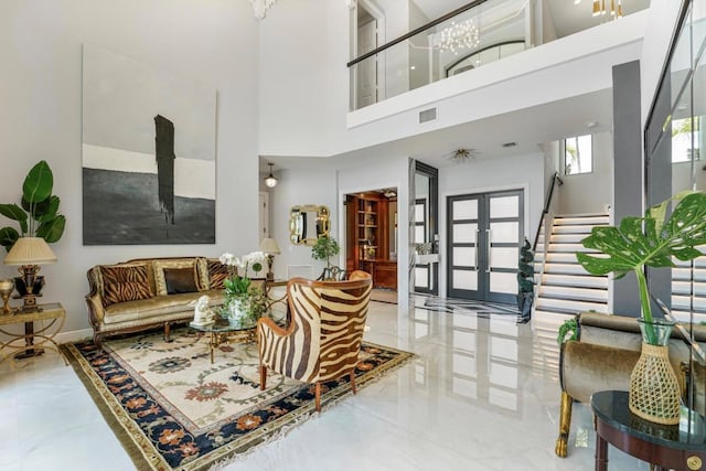 3924 SW 189th Ave, Miramar, FL 33029 - building lobby with stairway and a high ceiling