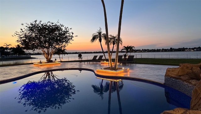3924 SW 189th Ave, Miramar, FL 33029 - view of swimming pool featuring a fenced backyard and a patio