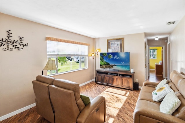 3118 Walnut St, Winter Haven, FL 33881 - living room with wood finished floors