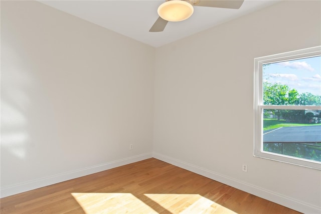 1254 Shelter Rock Rd, Orlando, FL 32835 - spare room featuring ceiling fan and light wood finished floors