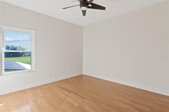 1254 Shelter Rock Rd, Orlando, FL 32835 - spare room with light wood-style flooring and ceiling fan