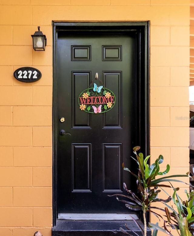 2272 Raeford Rd Unit A-3, Orlando, FL 32806 - entrance to property featuring concrete block siding