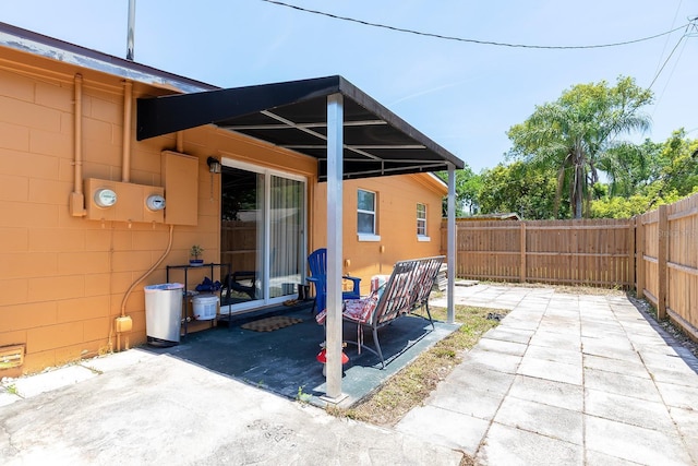 2272 Raeford Rd Unit A-3, Orlando, FL 32806 - view of patio with a fenced backyard