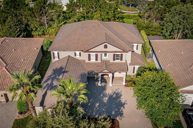 view of subject property