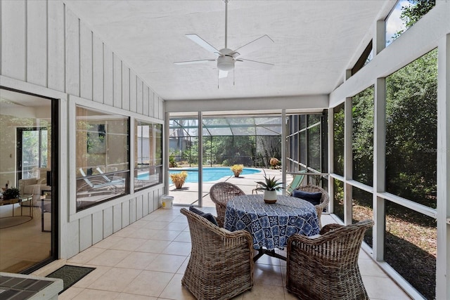 2652 Bent Hickory Cir, Longwood, FL 32779 - sunroom / solarium with a ceiling fan and plenty of natural light