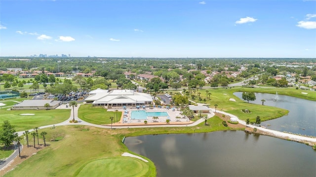 3900 Southpointe Dr Unit 127, Orlando, FL 32822 - aerial overview of property's location featuring a nearby body of water, a golf course, and a pool area