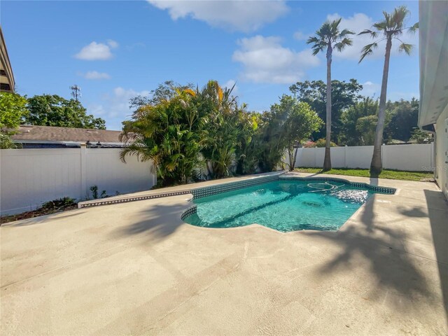 6623 Baybrooks Cir, Temple Terrace, FL 33617 - view of swimming pool featuring a fenced backyard and a patio area