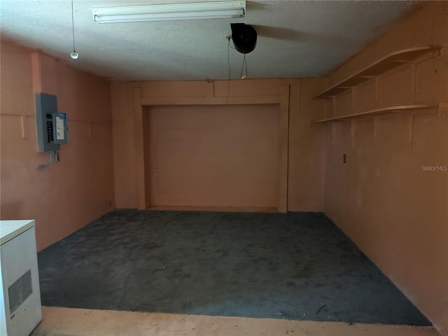 155 Summerset Dr, Punta Gorda, FL 33982 - basement featuring electric panel and carpet floors
