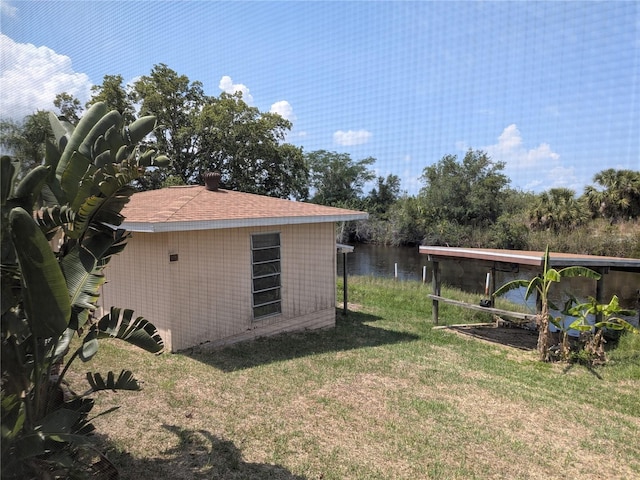 155 Summerset Dr, Punta Gorda, FL 33982 - view of grassy yard with a water view