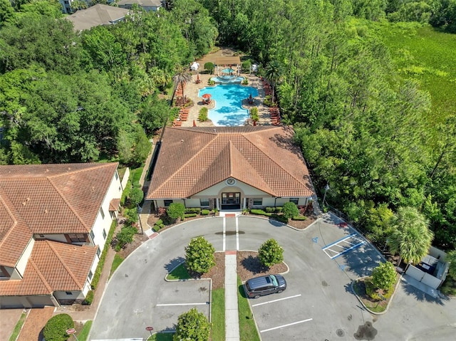 8215 Roseville Blvd, Davenport, FL 33896 - view from above of property featuring a pool area