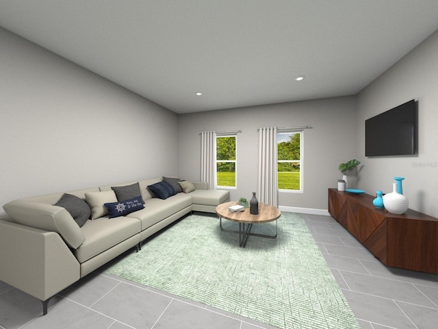 16466 Silver Brook Way, Winter Garden, FL 34787 - tiled living area featuring recessed lighting