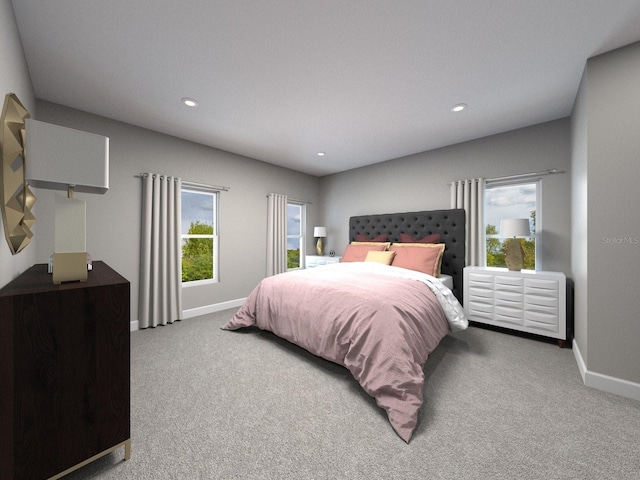 16466 Silver Brook Way, Winter Garden, FL 34787 - carpeted bedroom featuring baseboards and recessed lighting