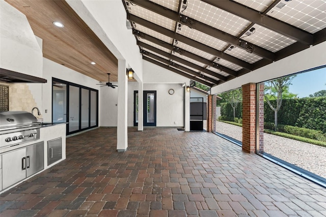 1741 Palmer Ave, Winter Park, FL 32789 - view of patio with a ceiling fan