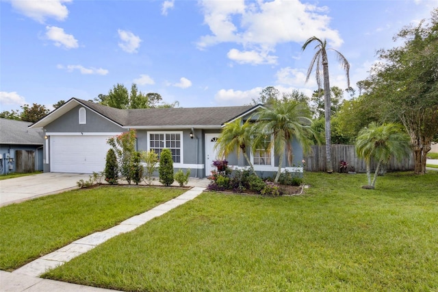 896 Satin Leaf Cir, Ocoee, FL 34761 - single story home featuring a garage, driveway, and stucco siding