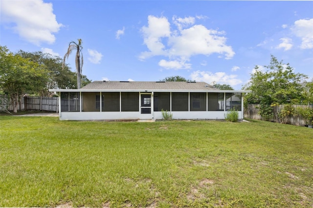 896 Satin Leaf Cir, Ocoee, FL 34761 - back of house featuring a sunroom