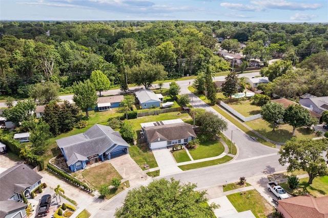 896 Satin Leaf Cir, Ocoee, FL 34761 - aerial perspective of suburban area featuring a forest