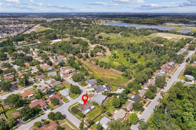 896 Satin Leaf Cir, Ocoee, FL 34761 - aerial view of property and surrounding area featuring a large body of water