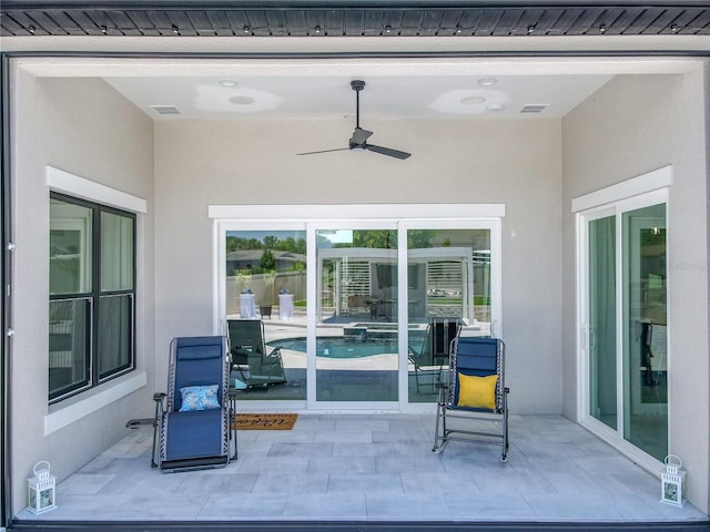 601 Green Briar Blvd, Altamonte Springs, FL 32714 - view of patio / terrace with ceiling fan