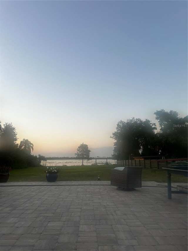 37951 Washington Loop Rd, Punta Gorda, FL 33982 - patio terrace at dusk featuring a patio