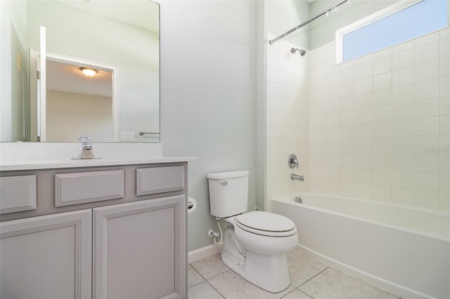 2061 Rush Bay Way, Orlando, FL 32824 - full bathroom with vanity, shower / washtub combination, and tile patterned flooring