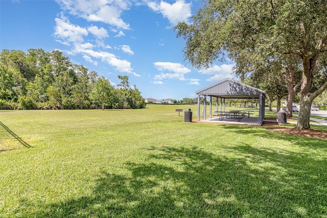 2061 Rush Bay Way, Orlando, FL 32824 - view of green lawn featuring a gazebo