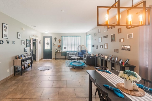 2619 Breezy Meadow Rd, Apopka, FL 32712 - dining room featuring baseboards and tile patterned flooring