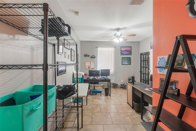 2619 Breezy Meadow Rd, Apopka, FL 32712 - office space featuring a ceiling fan and tile patterned flooring