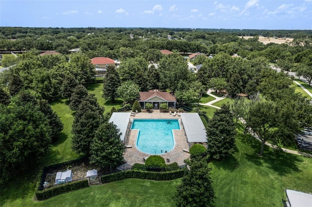 2619 Breezy Meadow Rd, Apopka, FL 32712 - aerial view of property and surrounding area featuring a pool area