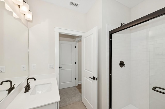 13175 Telsen St Unit 40, Winter Garden, FL 34787 - bathroom featuring a stall shower and vanity