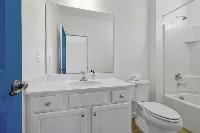 3860 Sonoma Blvd, Kissimmee, FL 34741 - full bathroom featuring vanity, toilet, and shower / washtub combination