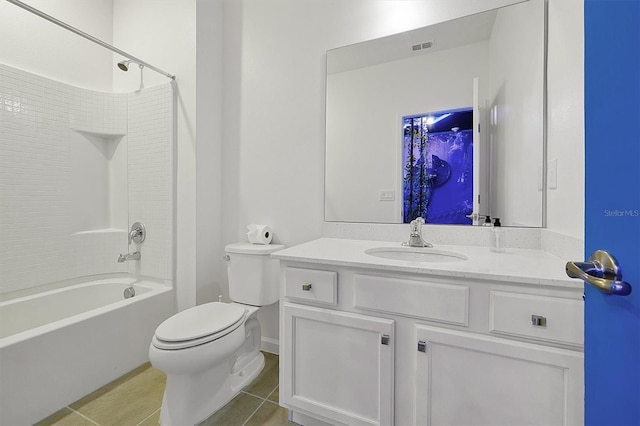 3860 Sonoma Blvd, Kissimmee, FL 34741 - full bath with vanity, tile patterned floors, toilet, and shower / tub combination