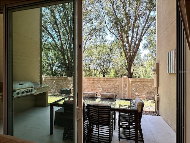 7667 Recife Dr, Kissimmee, FL 34747 - view of patio / terrace with a grill
