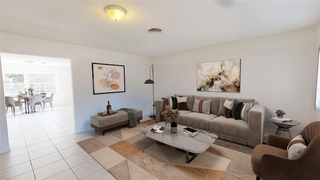 1119 Edith Dr, Daytona Beach, FL 32117 - living room featuring light tile patterned floors
