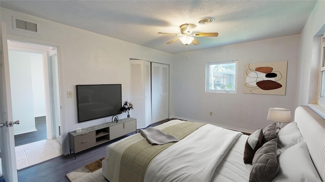 1119 Edith Dr, Daytona Beach, FL 32117 - bedroom featuring a closet and a ceiling fan