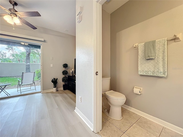 3309 Wilshire Way Rd Unit 3, Orlando, FL 32829 - bathroom with toilet and a ceiling fan