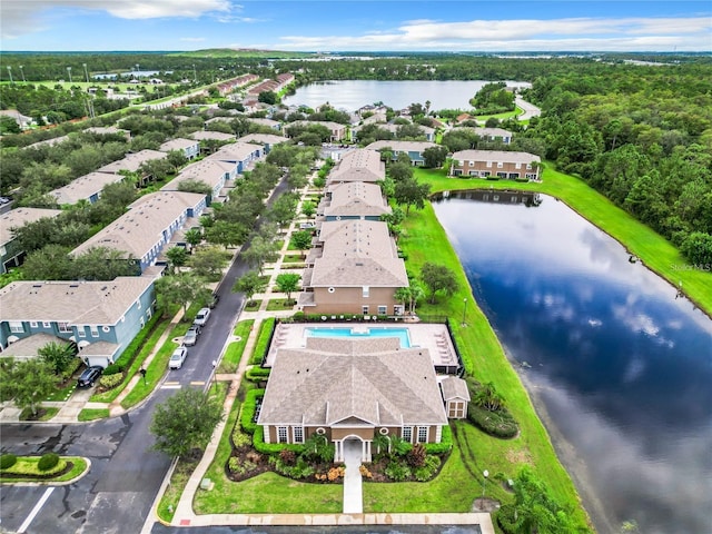 3309 Wilshire Way Rd Unit 3, Orlando, FL 32829 - drone / aerial view of a large body of water and a pool