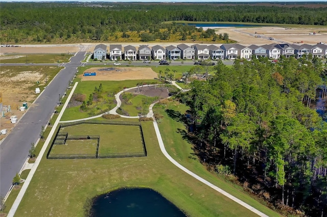 13081 Sunrise Harvest Dr, Winter Garden, FL 34787 - aerial overview of property's location featuring a forest, a nearby body of water, and nearby suburban area