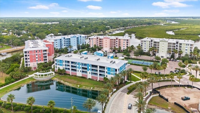1 Riverwalk Dr Unit 303, New Smyrna Beach, FL 32169 - bird's eye view of a large body of water and apartment complex / building